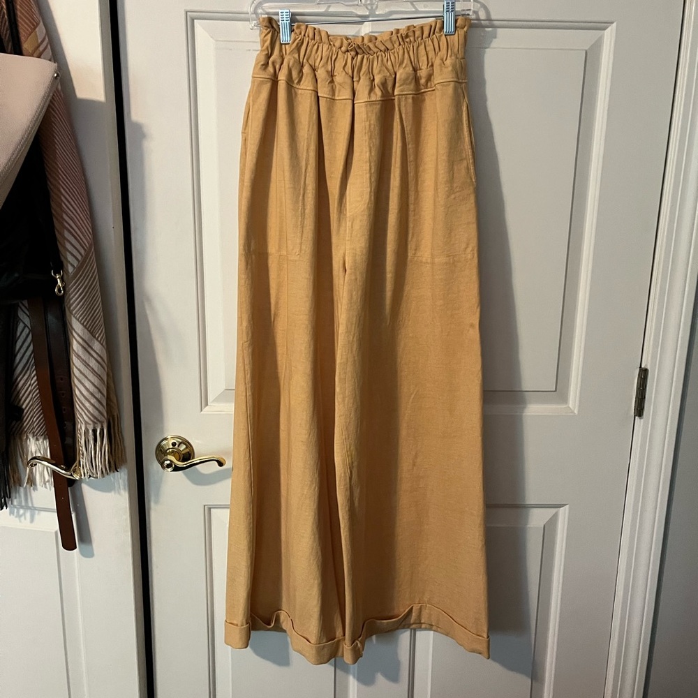 Free People Yellow Pants
